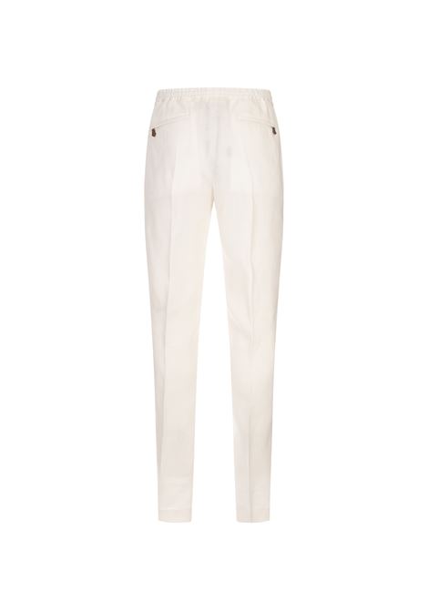 Soft Trousers In White Techno Wool PT TORINO | TSCNZA0CL1-BB580015